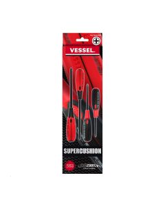 VES7304JSPB image(0) - Vessel Tools SUPER CUSHION JIS Screwdriver 4PCS. Set