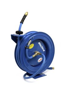 BLBBBRHD1250 image(0) - BluBird Rubber Air Hose Reel Heavy Duty Single Arm Assembly 1/2" x 50'