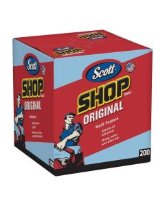 KIM75190 image(0) - Kimberly-Clark SHOP TOWELS IN A BOX 200CT (SHEET SIZE 9X12)