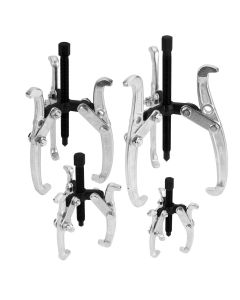WLMW134DB image(0) - Wilmar Corp. / Performance Tool 4 Piece 3-Jaw Gear Puller Set