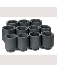 GRE9011D image(0) - Grey Pneumatic 1" Dr. 11 Piece Deep Fractional Set 3-1/8" - 4-1/2"
