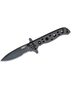 CRKM21-10KSF image(0) - CRKT (Columbia River Knife) M21-10KSF 8Cr14MoV Oxide Triple Point Serrations Folding Knife with Frame Lock Stainless Steel Handle - Black