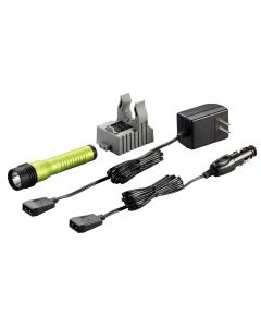 STL74769 image(0) - Streamlight Strion LED HL Rechargeable Flashlight 120V/100V AC/12V DC &hyphen; 1 Holder - Clam- Lime Green