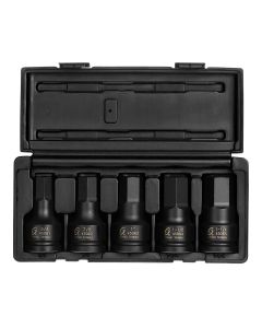 SUN4506 image(0) - SUNEX 3/4" DR. 5PC SAE IMPACT HEX DRIVER SET