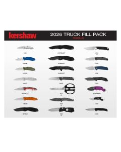 KERTRUCKFILL26 image(0) - Kershaw 2026 Truck Fill Pack Knife and Tool Assortment with Folding Knives and Taskmaster Shears - 29 Pack