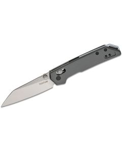 KER2051R image(0) - Kershaw Mini Iridium Manual Open DuraLock Reverse Tanto Blade EDC Folding Pocket Knife - Black
