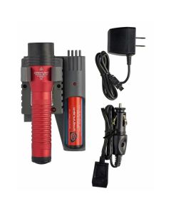 STL74787 image(0) - Streamlight Strion LED HL Rechargeable Flashlight 120V/100V/12V DC PiggyBack - Red