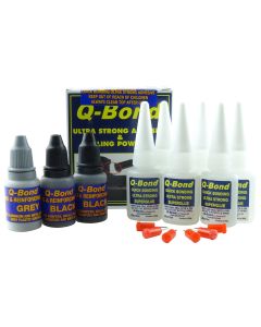 KTI90005 image(0) - K Tool International Q-Bond KTI90005 Large Q-Bond Repair Kit, 3-3/4 in L, 3-1/2 in THK, Black