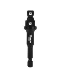 TIT49005 image(0) - Titan 3/8 & 1/2 in. Drive 3-in-1 Stepped Impact Socket Adapter