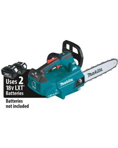 MAKXCU08Z image(0) - Makita 36V (18V X2) LXT&reg; Brushless 14" Top Handle Chain Saw, Tool Only