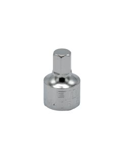 VIMSHM406 image(0) - VIM Tools 6 mm Hex One Piece Drive Bit, 1/4 Inch Square Drive
