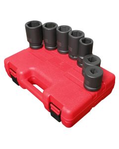 SUN5697M image(0) - SUNEX SOCKET SET IMPACT 1" DRIVE 7 PC DEEP METRIC