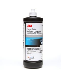 MMM5954 image(0) - 3M Super Duty Rubbing Compound, 05954, 1 qt (32 fl oz/946 mL)