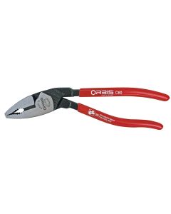 KNP9O21-410SBA image(0) - KNIPEX 7 1/2" Angled Combination Pliers