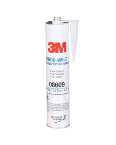 MMM8609 image(0) - 3M Windo-Weld Super Fast Urethane 08609, Black, 10.5 fl oz Cartridge