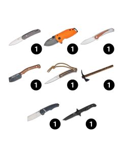 CRKISNFALL24I image(0) - CRKT (Columbia River Knife) Multi-Knife Fixed and Folding Blades Fall Value Pack - 8 Knives