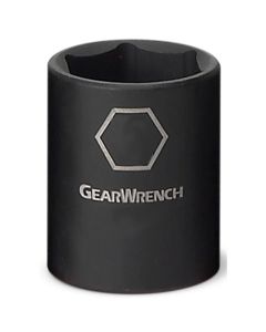 KDT84340N image(0) - GearWrench 3/8 Inch Drive 6 Point Deep Impact Metric Socket 17mm