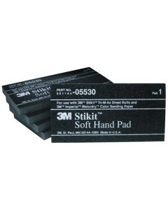 MMM5530 image(0) - 3M Stikit Soft Hand Pad, 05530, 2-3/4 in x 5-1/2 in x 3/8 in