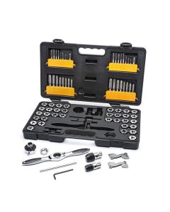 KDT3887 image(0) - GearWrench 77 Piece SAE/Metric Ratcheting Tap and Die Set