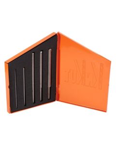 KNK5KK9-LH image(0) - KnKut KnKut 5 Piece Carbide Tipped Hard Steel LEFT HAND Drill Bit Set