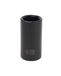 SUN228MD image(0) - Sunex 1/2 in. Drive 28 mm Deep Impact Socke