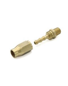 BLBFFFX38 image(0) - BluBird Fast Fix - 3/8" Air Hose Assembly Repair Fitting - w/ 1/4" MNPT Fixed