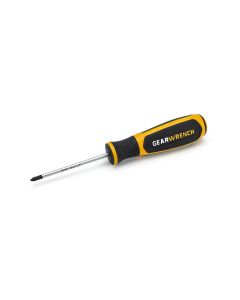 KDT80043H image(0) - GearWrench No. 0 x 2-1/2 Inch Pozidriv Dual Material Screwdriver