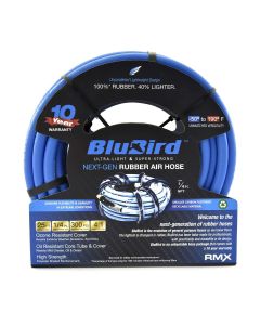 BLBBB1425 image(0) - BluBird Rubber Air Hose Assembly 1/4" x 25'