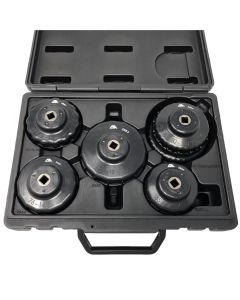 CTA3865 image(0) - CTA Manufacturing 5 Piece Oil Filter Wrench Kit