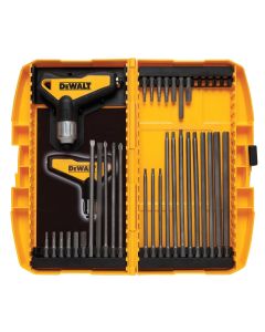 DWTDWHT70265 image(0) - DeWalt 31 PC Hexagonal T Handle Hex Keys