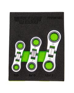 VIMFPRW100 image(0) - VIM Tools Nano Flex Ratcheting Wrench Set