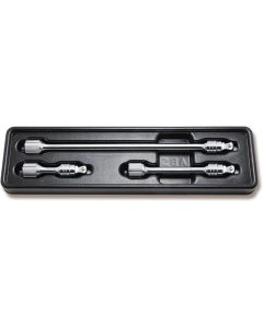 KKNPK3763L-3 image(0) - Ko-ken USA PK3763L/3 3/8 Sq. Dr. Locking Wobble-Fix Extension Bar 3 Piece Set