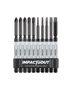 VESHZB10P01 image(0) - Vessel Tools Impact & Out Screw Removing Bit ASSORTMENT