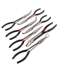 SUNSXLRS711 image(0) - SUNEX 7  Piece 11 Inch Long Reach Pliers Set
