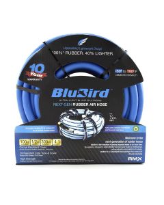 BLBBB12100 image(0) - BluBird Rubber Air Hose Assembly 1/2" x 100'