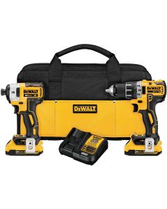 DWTDCK283D2 image(0) - DeWalt 20V XR Li-Ion Brushless Compact Drill/